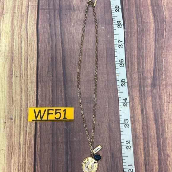 UNWRITTEN GOLD NECKLACE WITH MULTI CHARMS WF51 - Picture 3 of 3
